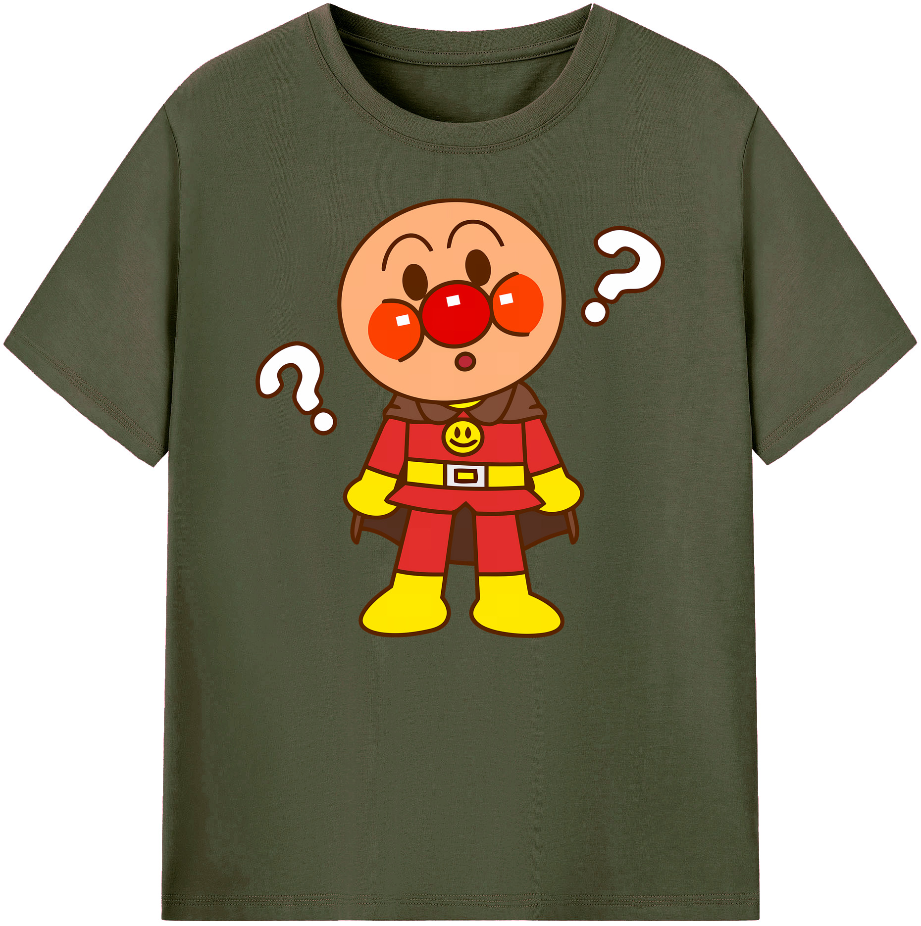 （画像用） アンパンマン Anpanman 綿100％ メンズ半袖Tシャツ｜肌触りやわらか＆通気性